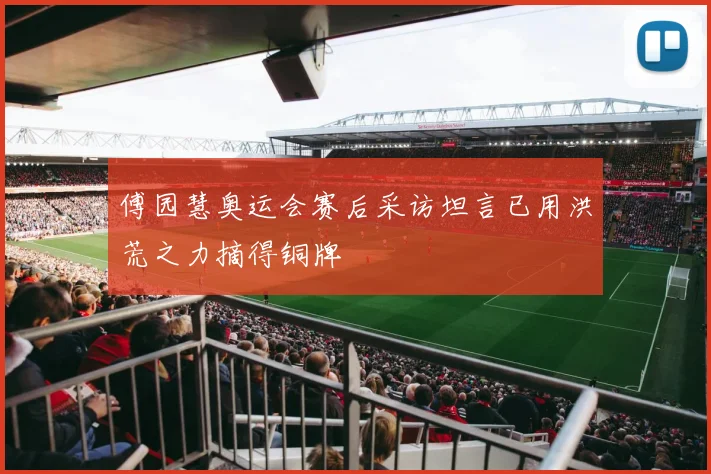 傅园慧奥运会赛后采访坦言已用洪荒之力摘得铜牌